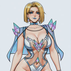 This is a pixiv picture whose title is Emma Frost.