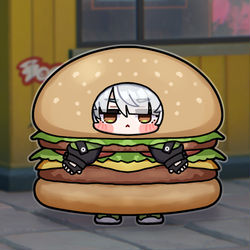 This is a pixiv picture whose title is Anburger.