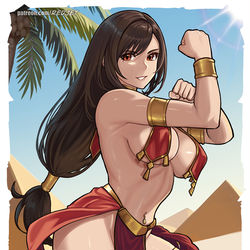 This is a pixiv picture whose title is Tifa - Egyptian Dancer.