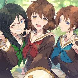 This is a pixiv picture whose title is ユーフォ１０周年.