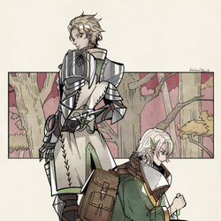 This is a pixiv picture whose title is Olivia & Erik.