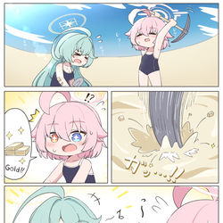 This is a pixiv picture whose title is 発掘.