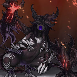 This is a pixiv picture whose title is 黒ゾシアちゃん.