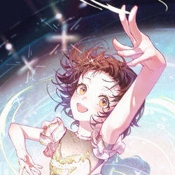 This is a pixiv picture whose title is 祈.