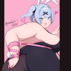 This is a pixiv picture whose title is でっぷりホール初音ニク.