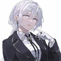 This is a pixiv picture whose title is ミステリアスな上司.