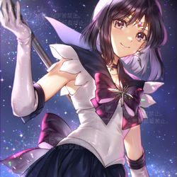 This is a pixiv picture whose title is ✨Sailor Saturn✨.