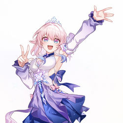 This is a pixiv picture whose title is March7th.