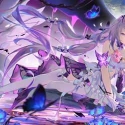 This is a pixiv picture whose title is 遐蝶.