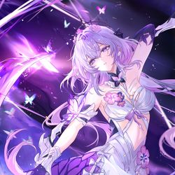 This is a pixiv picture whose title is 蝶.