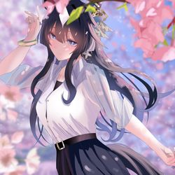 This is a pixiv picture whose title is サクラシーナ.