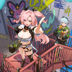 This is a pixiv picture whose title is 邪兎屋にお任せあれ！.