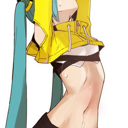 This is a pixiv picture whose title is 腹模写.