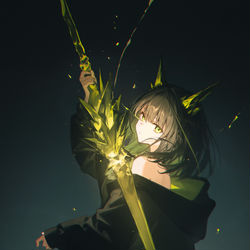 This is a pixiv picture whose title is 「熔毁」Mon3tr.