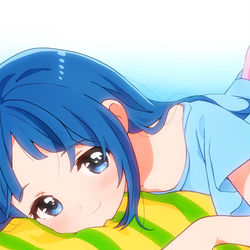 This is a pixiv picture whose title is パジャマで横になるソラちゃん.