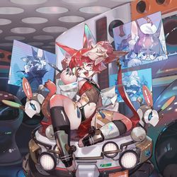 This is a pixiv picture whose title is 『CHUNITHM』ラヴィーナ・キトゥン.