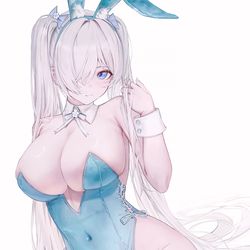 This is a pixiv picture whose title is Cinderella bunny.