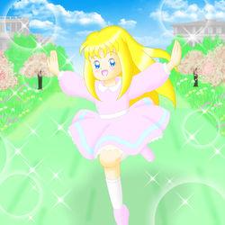 This is a pixiv picture whose title is とびきり春爛漫(リメイク）.