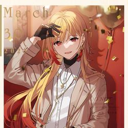 This is a pixiv picture whose title is 96猫さんお誕生日絵 2025.