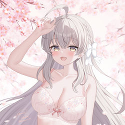 This is a pixiv picture whose title is 桜.