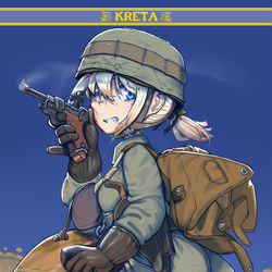 This is a pixiv picture whose title is She landed safely..