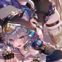 This is a pixiv picture whose title is 哈！.