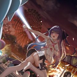 This is a pixiv picture whose title is ハメドリ再度袭来.