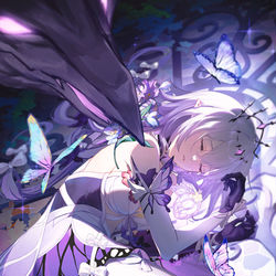 This is a pixiv picture whose title is 遐蝶.