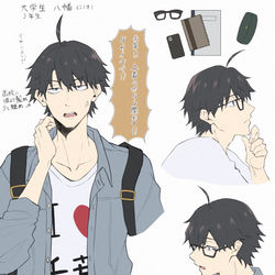 This is a pixiv picture whose title is 大学生八色ログ.