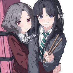 This is a pixiv picture whose title is Day27 打赢复活赛的二人.