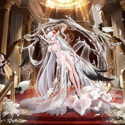 This is a pixiv picture whose title is 鹤羽流光.