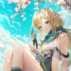 This is a pixiv picture whose title is カレイド🌸🏍️.