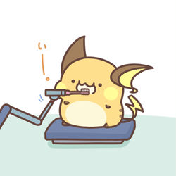 This is a pixiv picture whose title is 電動歯ブラシ.