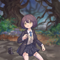 This is a pixiv picture whose title is 【Request】大福.陷泥.