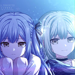 This is a pixiv picture whose title is 側にいさせて.