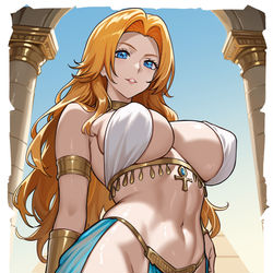 This is a pixiv picture whose title is 松本 乱菊 - Egyptian Dancer.
