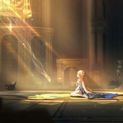 This is a pixiv picture whose title is 2025-04-12 [偽聖女] カルテジア,カーディアンテ.