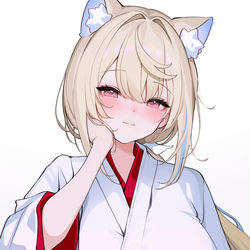 This is a pixiv picture whose title is Miko Fuwawa.