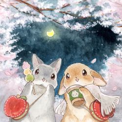 This is a pixiv picture whose title is ㊗️🐰毎日投稿1900日記念🐰🎊.