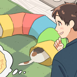 This is a pixiv picture whose title is かわいいねこちゃん.