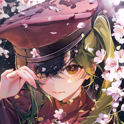 This is a pixiv picture whose title is 千本桜🌸.