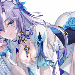 This is a pixiv picture whose title is カンタレラ／鳴潮.
