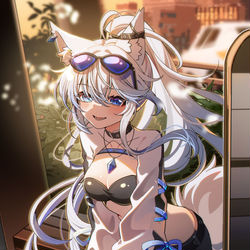 This is a pixiv picture whose title is 出行.