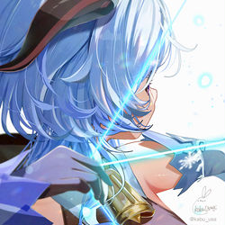 This is a pixiv picture whose title is エイム甘雨ちゃん🏹.