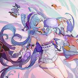 This is a pixiv picture whose title is 原神 梦见月瑞希.