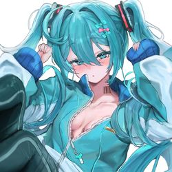 This is a pixiv picture whose title is 「…くすん…。」.