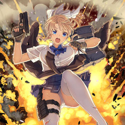This is a pixiv picture whose title is 春嵐の如し.