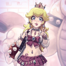 This is a pixiv picture whose title is ビッチ姫.