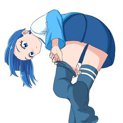 This is a pixiv picture whose title is 履くソラちゃん.