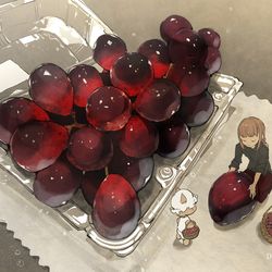 This is a pixiv picture whose title is 地球の裏のブドウ.